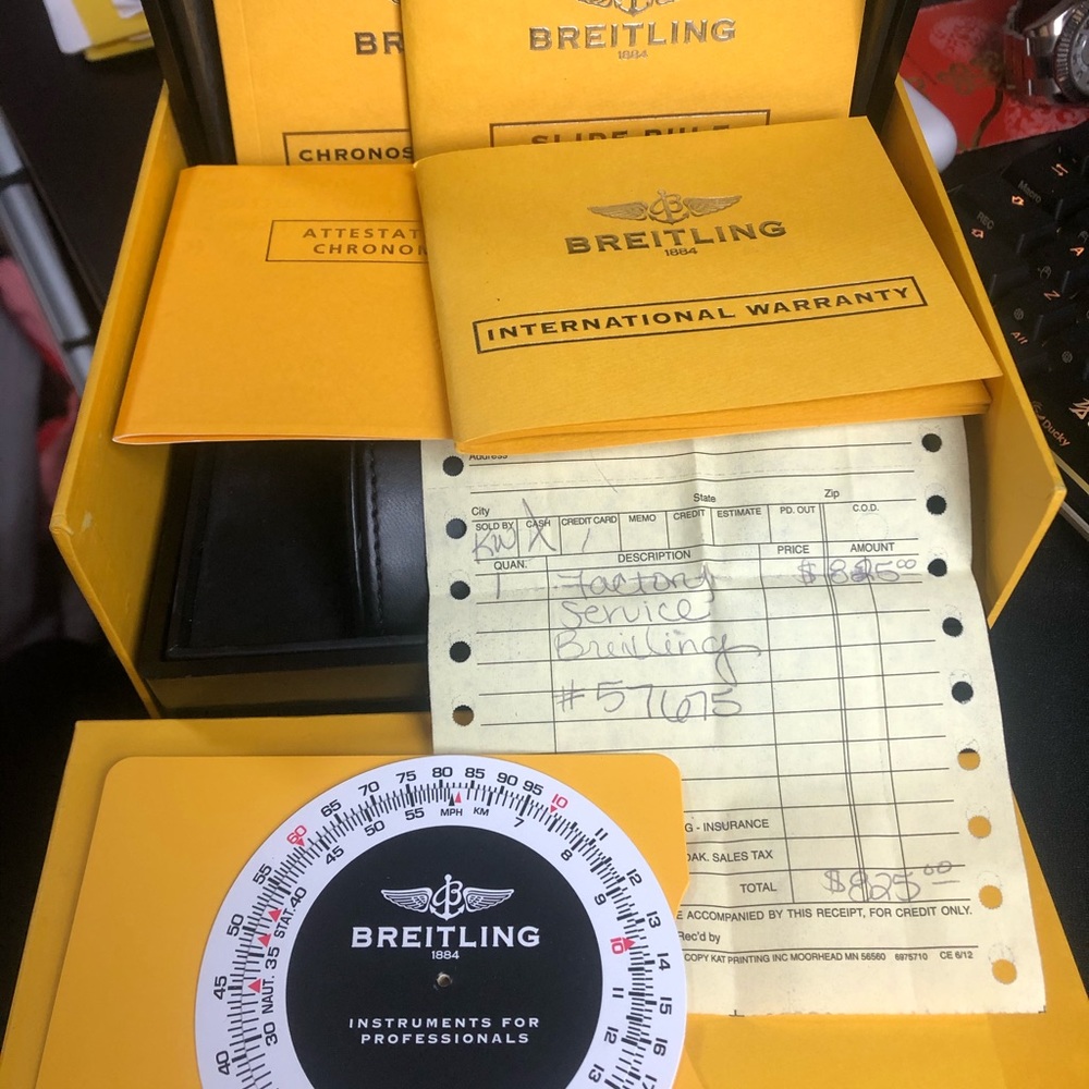 SERVICED Breitling Chronospace A23360 Box & Papers - Picture 4 of 8